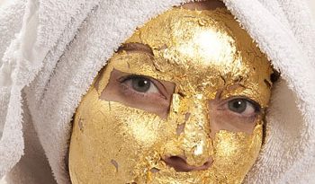Омолаживающая маска из сусального золота Kaprielle 24k Gold Mask