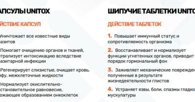 Юнитокс - растительный препарат от паразитов